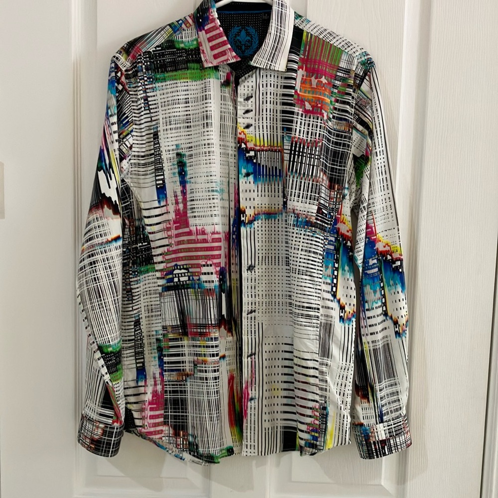 Colorful Abstract Patterned Shirt. Like new. Worn once.